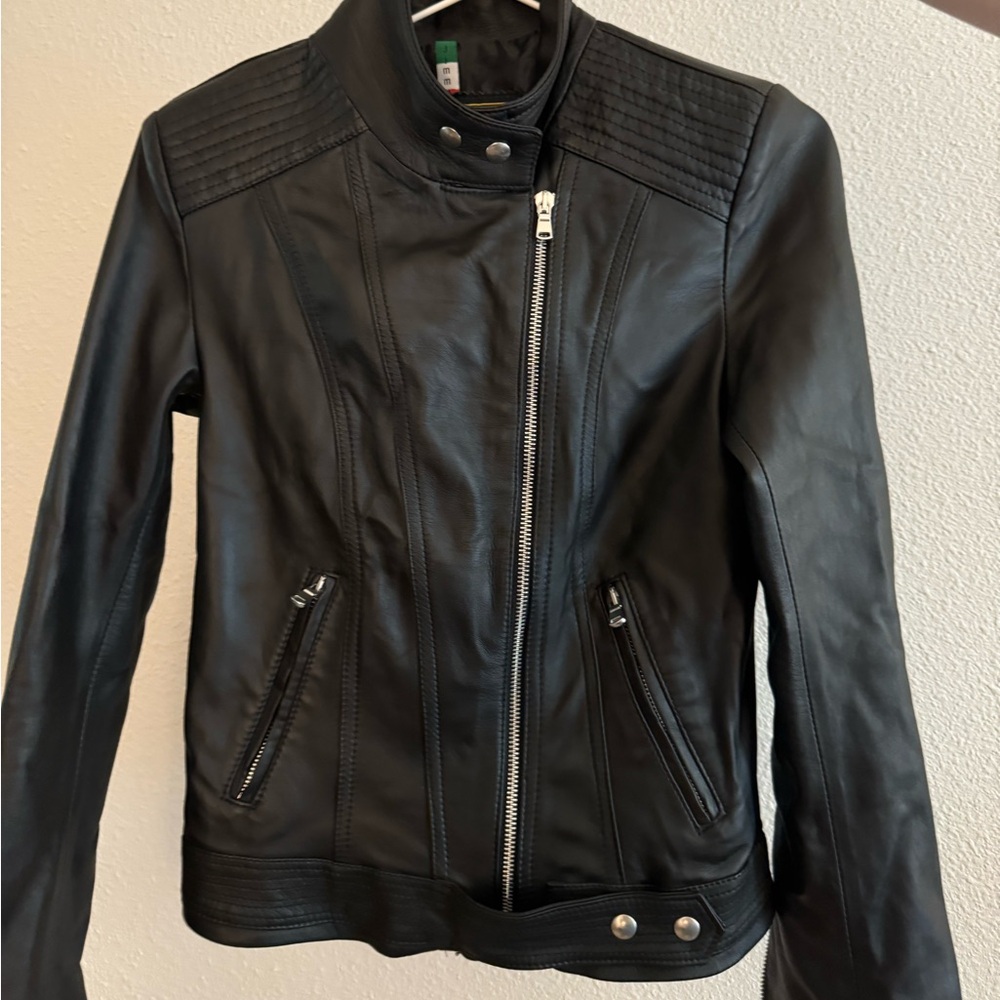 Authentic Leather jacket from leather shop in Florence